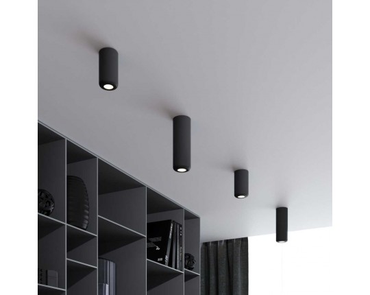 Потолочный светодиодный светильник Elektrostandard Onde 25044/LED 10W 4000K черный a064194