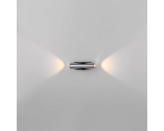 Настенный светодиодный светильник Elektrostandard Steel 40109/LED чёрный/сталь a055629