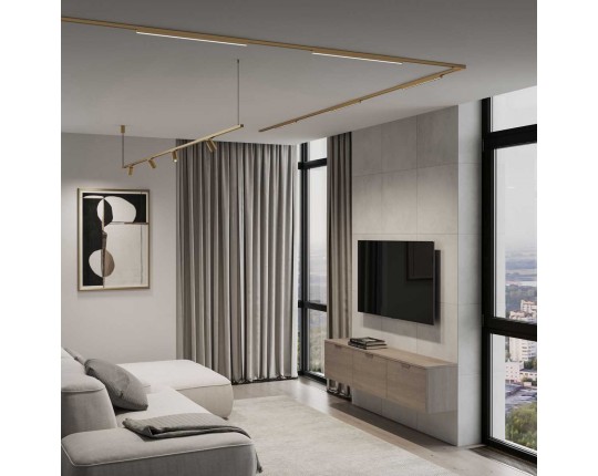 Трековый светильник Elektrostandard Brass Line a071850