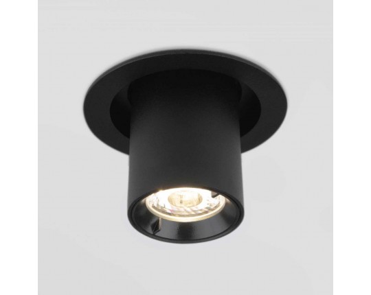 Встраиваемый светодиодный спот Elektrostandard 9917 LED 10W 4200K черный матовый a052449