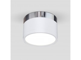 Потолочный светодиодный светильник Elektrostandard DLR029 10W 4200K белый матовый/хром a040666