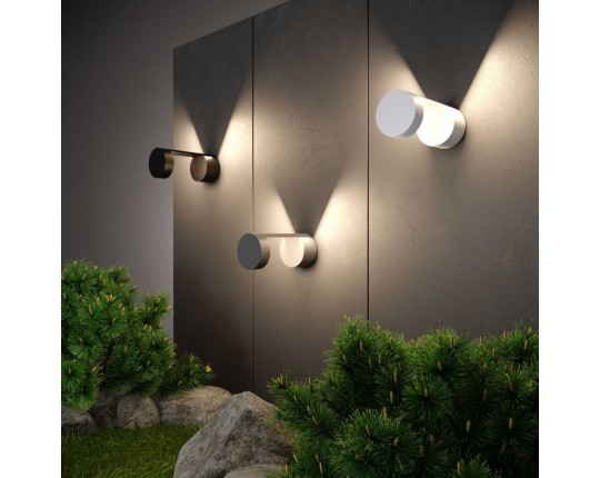 Уличный настенный светодиодный светильник Elektrostandard Nimbus 1540 Techno Led белый a053450