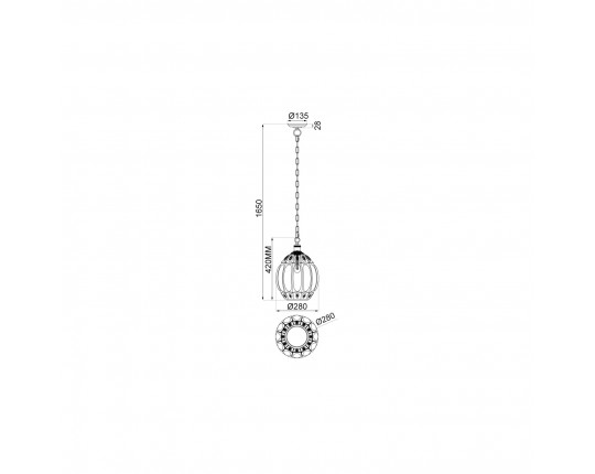 Подвесной светильник Vele Luce Helen VL4266P41
