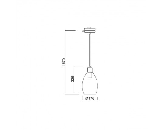Подвесной светильник Vele Luce Placido VL5055P14