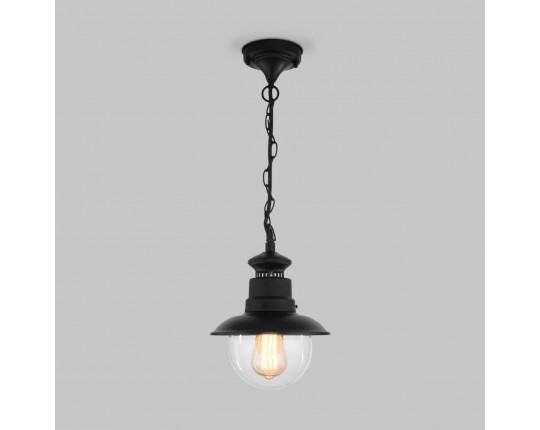 Уличный подвесной cветильник Elektrostandard Talli H GL 3002H черный a038483