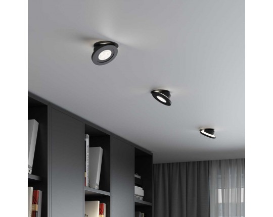 Встраиваемый светодиодный светильник Elektrostandard Surf 25084/LED 6W 4000K черный a063675
