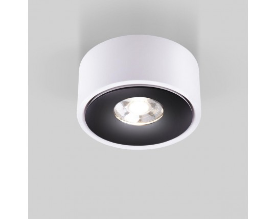 Накладной светодиодный светильник Elektrostandard Glide 25100/Led белый/черный a059332