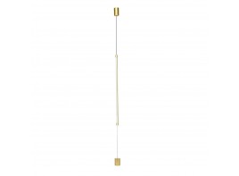 Подвесной светодиодный светильник Indigo Linea 14024/A/1P Brass V000122L