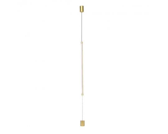 Подвесной светодиодный светильник Indigo Linea 14024/A/1P Brass V000122L