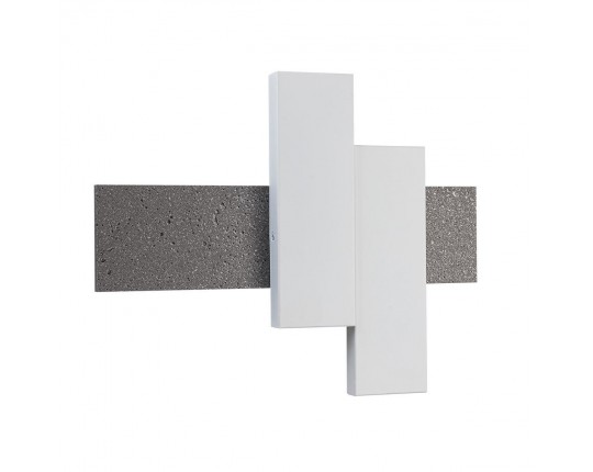 Настенный светодиодный светильник Indigo Avanzato 14023/2W Silver stone V000119L