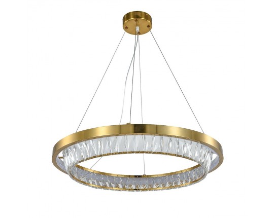 Подвесной светодиодный светильник Indigo Riva 12045/1P Brass V000102L