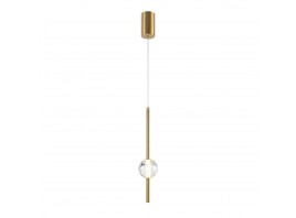 Подвесной светодиодный светильник Indigo Ciondolo 11066/1P Brass V000170L