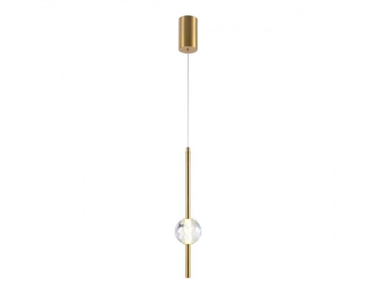 Подвесной светодиодный светильник Indigo Ciondolo 11066/1P Brass V000170L