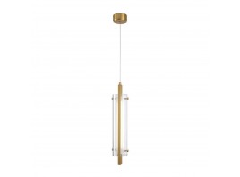 Подвесной светодиодный светильник Indigo Vitreo 11067/A/1P Brass V000173L