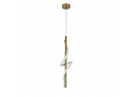 Подвесной светодиодный светильник Indigo Intreccio 14025/1P Brass V000144L