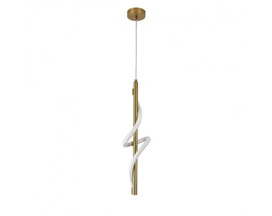 Подвесной светодиодный светильник Indigo Intreccio 14025/1P Brass V000144L