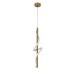Подвесной светодиодный светильник Indigo Intreccio 14025/1P Brass V000144L