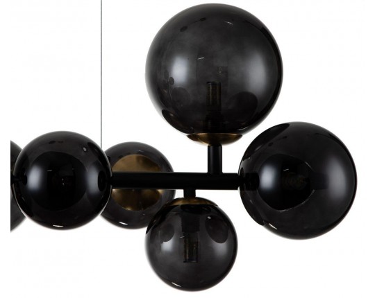 Подвесная люстра Indigo Molecola 11018/10P Black V000196
