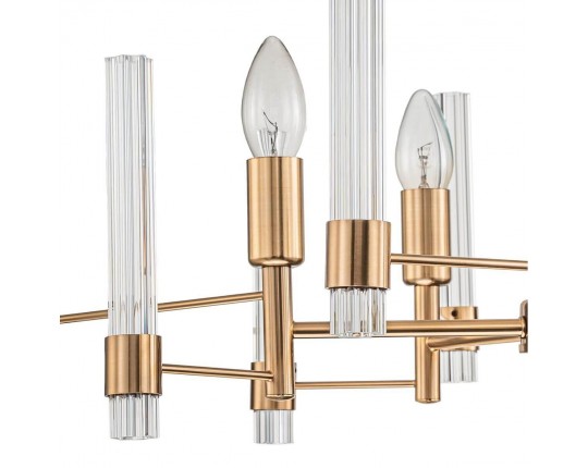 Подвесная люстра Indigo Favara 11040/5P Brass V000460
