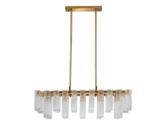 Подвесная люстра Indigo BRINA 12027/10PL Brass V000367