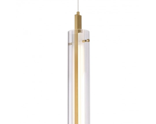 Подвесной светодиодный светильник Indigo Vitreo 11067/B/1P Brass V000175L