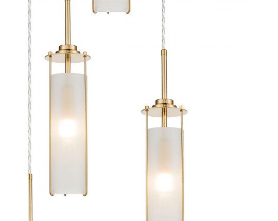 Подвесная люстра Indigo Torcia 11038/5PL Brass V000417