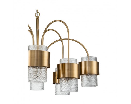Подвесная люстра Indigo ELEGANZA 12019/A/8P Brass V000323