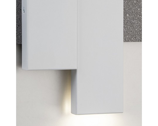 Настенный светодиодный светильник Indigo Avanzato 14023/2W Silver stone V000119L