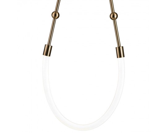 Подвесной светодиодный светильник Indigo Corda 14010/1P Brass V000062L