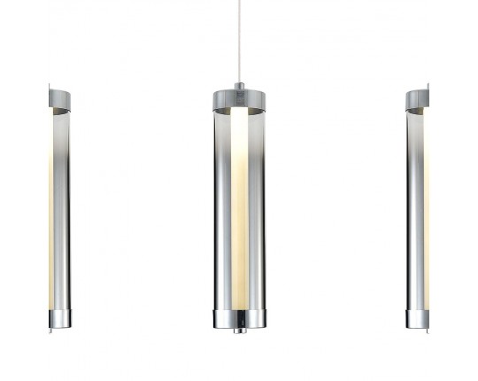 Подвесной светодиодный светильник Indigo Rilucente 11061/3P Chrome V000148L