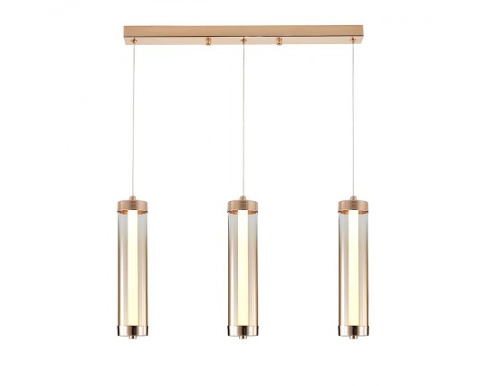 Подвесной светодиодный светильник Indigo Rilucente 11061/3P Gold V000150L