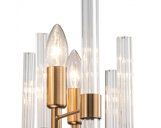 Подвесная люстра Indigo Favara 11040/7P Brass V000461