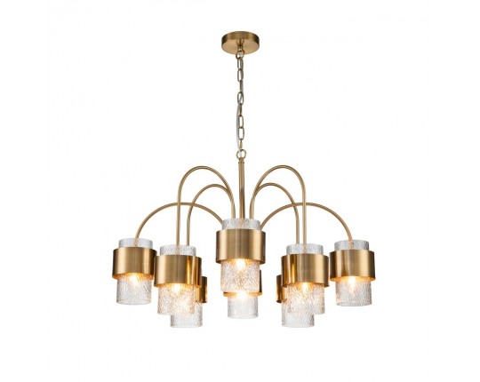 Подвесная люстра Indigo ELEGANZA 12019/A/8P Brass V000323