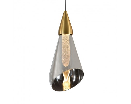 Подвесной светодиодный светильник Indigo Riflesso 11049/1P Gold V000108L