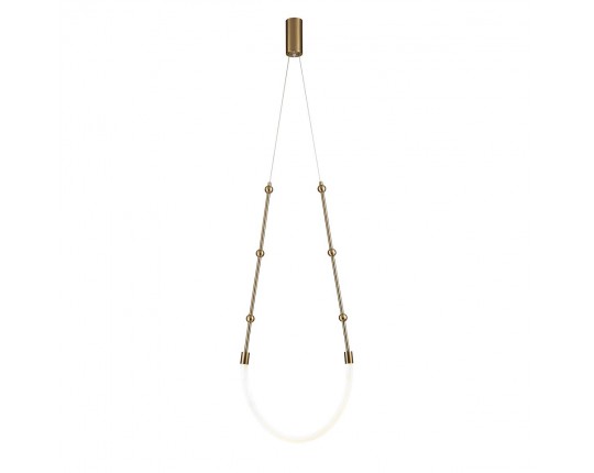 Подвесной светодиодный светильник Indigo Corda 14010/1P Brass V000062L