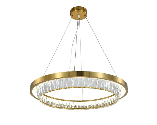 Подвесной светодиодный светильник Indigo Riva 12045/1P Brass V000102L