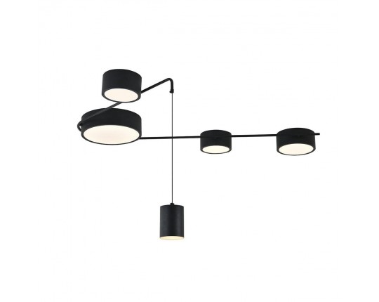 Потолочный светодиодный светильник Indigo Modulo 14028/5С Black V000161L
