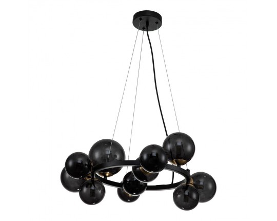 Подвесная люстра Indigo Molecola 11018/11P Black V000195