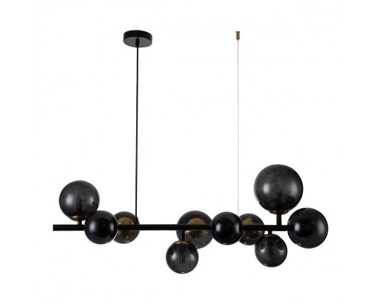 Подвесная люстра Indigo Molecola 11018/10P Black V000196