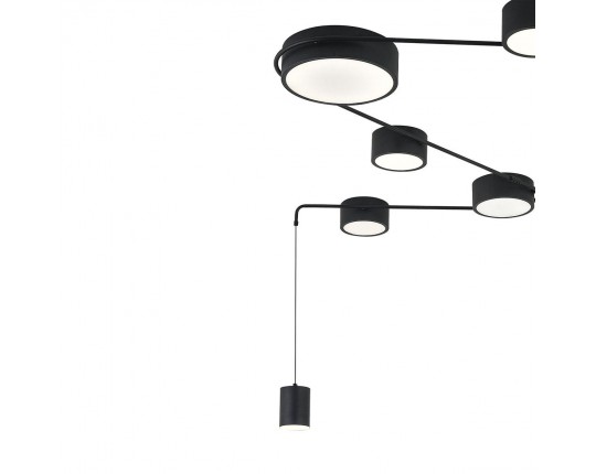 Потолочный светодиодный светильник Indigo Modulo 14028/7С Black V000160L