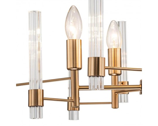 Подвесная люстра Indigo Favara 11040/5P Brass V000460