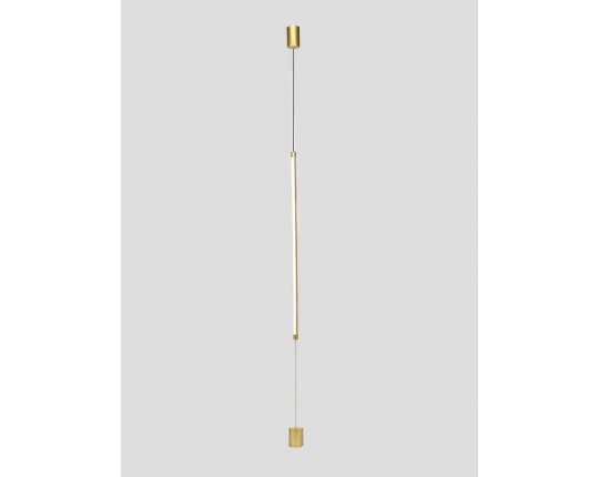 Подвесной светодиодный светильник Indigo Linea 14024/A/1P Brass V000122L