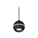 XP1102001 SBK/PBK черный песок/черный полированный MR16 GU5.3 LED 3W 4200K (A2302, C1102, N7011)