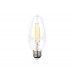 Филаментная светодиодная лампа Filament LED C37-F 6W E27 4200K (60W)