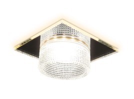 TN355 CH/CL хром/прозрачный GU5.3+3W (LED WHITE) 95*95*45