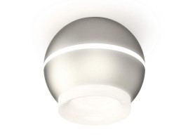 XS1103030 SSL/FR серебро песок/белый матовый MR16 GU5.3 LED 3W 4200K (C1103, N7165)