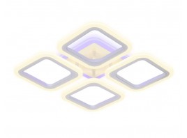  Потолочный светодиодный светильник с пультом FA441/4 WH белый 72W 520*520*80 (ПДУ РАДИО 2.4G)