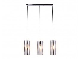  Подвесной светильник со сменной лампой TR3590/3 CH/SM хром/дымчатый E27/3 max 40W 530*100*900
