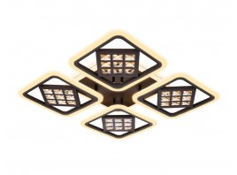  Потолочный светодиодный светильник с пультом FA287/4 CF/TI кофе/янтарь 116W 750*750*80 (ПДУ РАДИО 2.4G)