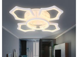  Потолочный светодиодный светильник с пультом FA575/4+1 WH белый 106W 620*620*120 (ПДУ РАДИО 2.4G)